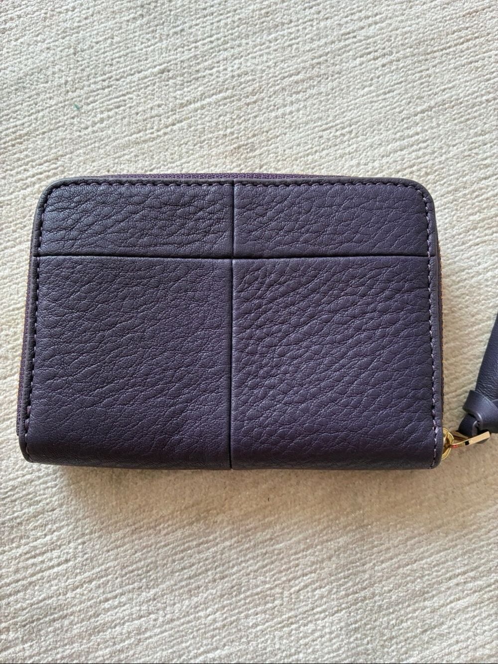 Tory Burch Ivy Coin Card Case Nightshade - Picture 3 of 5